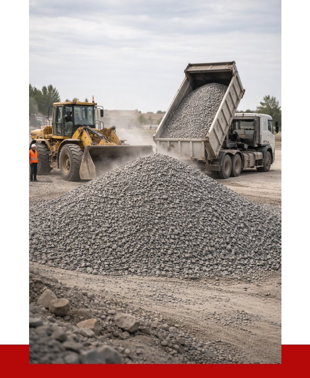 Купить щебень с доставкой в Ишимбае от 2535 руб. | ПРОНЕРУДШмб