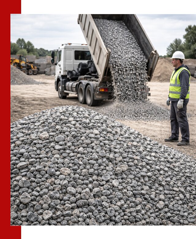 Доставка и продажа гранитного щебня фракции 5-20 в Ишимбае