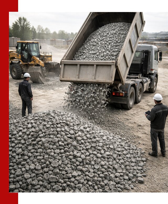 Доставка гранитного щебня фракции 20-40 в Ишимбае