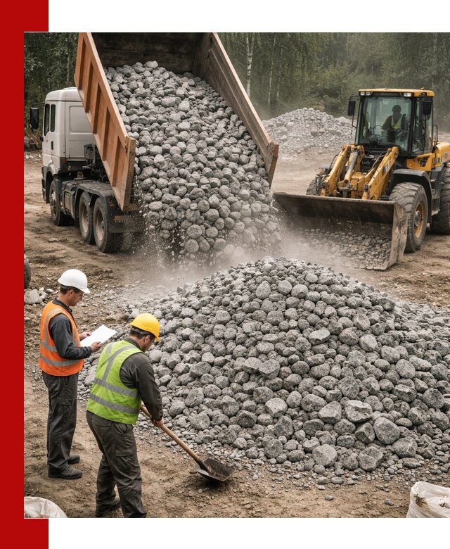 Гранитный щебень фракция 70-150 доставка в Ишимбае