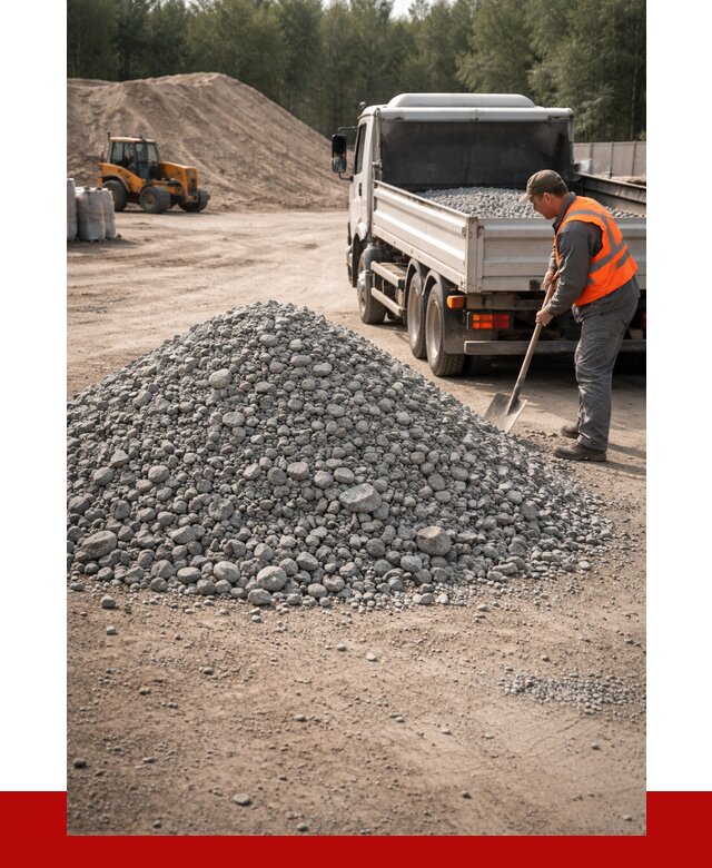 Гравийный щебень фракция 5-10 в Ишимбае от 2231 р. | ПРОНЕРУДШмб