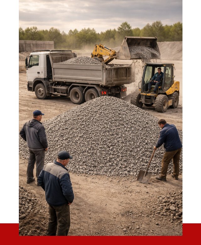 Гравийный щебень фракция 5-20 в Ишимбае от 2434 р. ПРОНЕРУДШмб