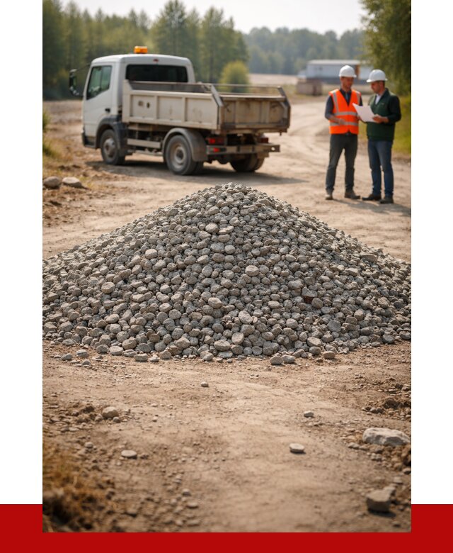 Гравийный щебень фракция 20-40 в Ишимбае от 1217 р. | ПРОНЕРУДШмб