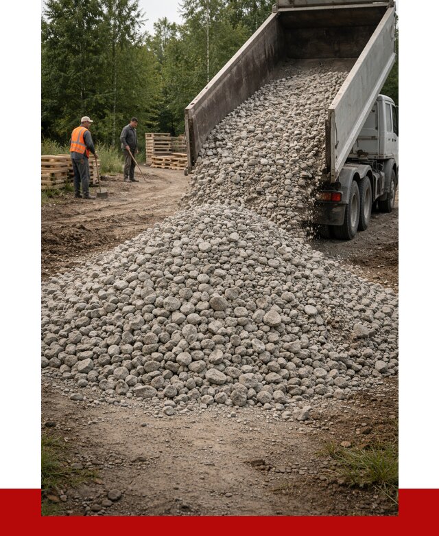 гравийный щебень фракция 70-120 в Ишимбае от 2485 р. ПРОНЕРУДШмб