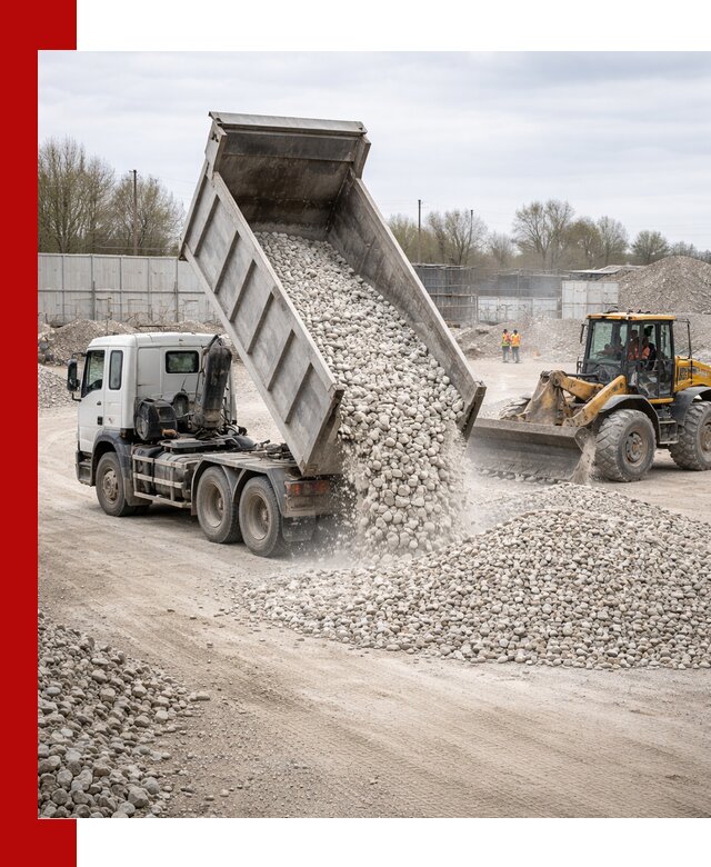Доставка и продажа известнякового щебня в Ишимбае