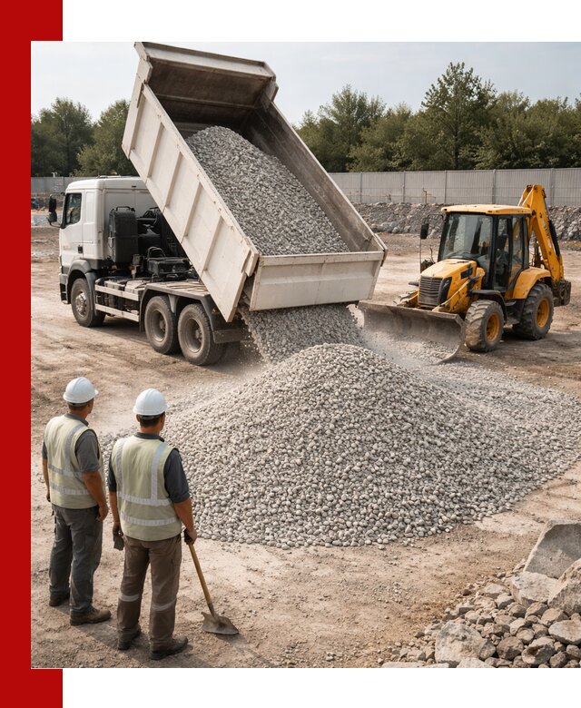 Купить известняковый щебень фракции 5–10 мм с доставкой в Ишимбае