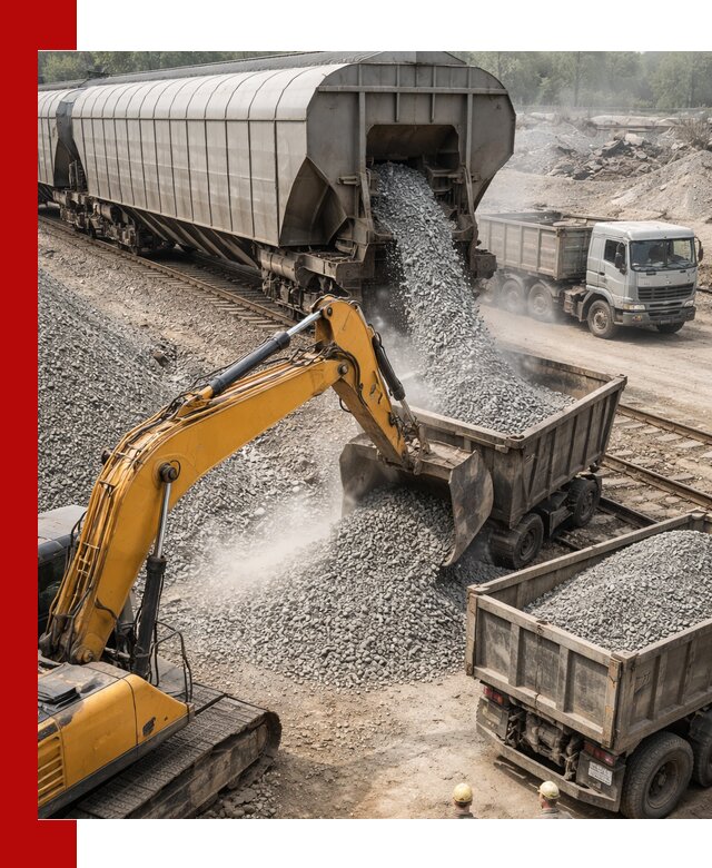 Доставка железнодорожного щебня в Ишимбае крупными партиями быстрого отгруза