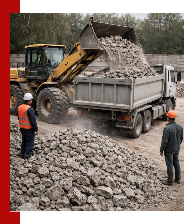 Вторичный щебень фракция 70–150 в Ишимбае с доставкой