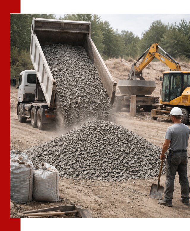 Доставка и продажа бетонного щебня в Ишимбае