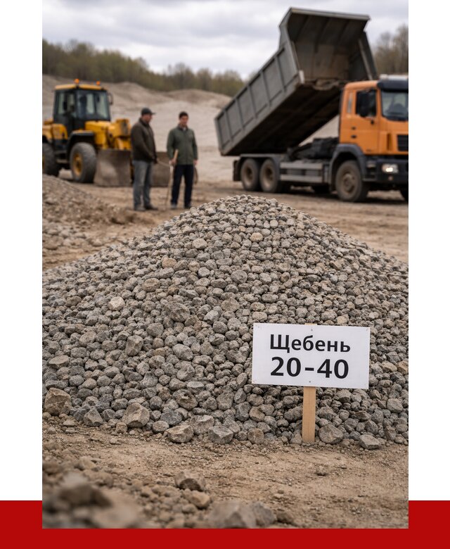 Бетонный щебень фракция 20-40 в Ишимбае от 2485 р. | ПРОНЕРУДШмб