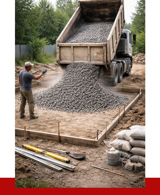 Купить щебень для фундамента в Ишимбае от 4563 р. | ПРОНЕРУДШмб