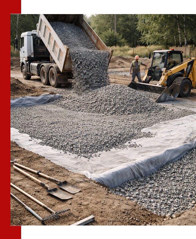 Щебень для фундамента с доставкой в Ишимбае