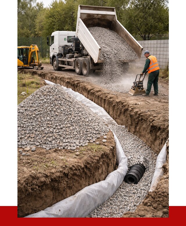 Щебень для дренажа в Ишимбае от 1876 р., ПРОНЕРУДШмб доставка