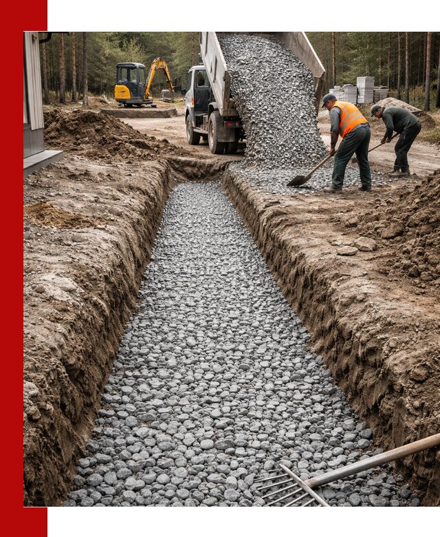 Щебень для дренажа с доставкой в Ишимбае высокого качества