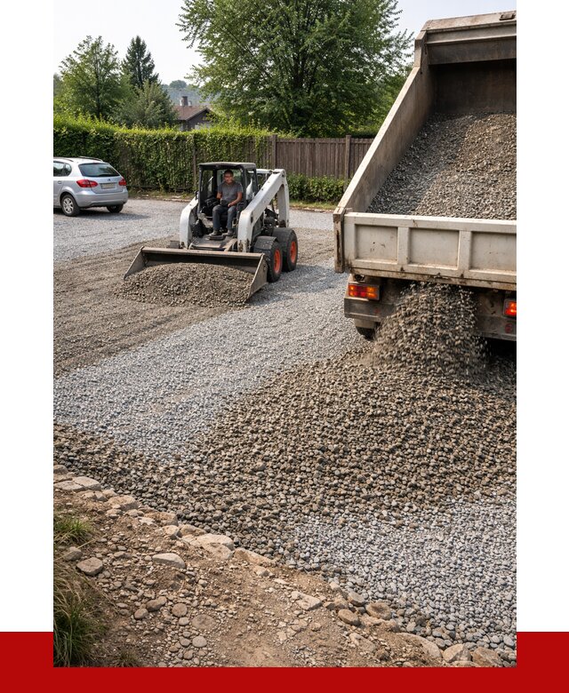 Щебень для парковки в Ишимбае с доставкой от 1217 р.| ПРОНЕРУДШмб