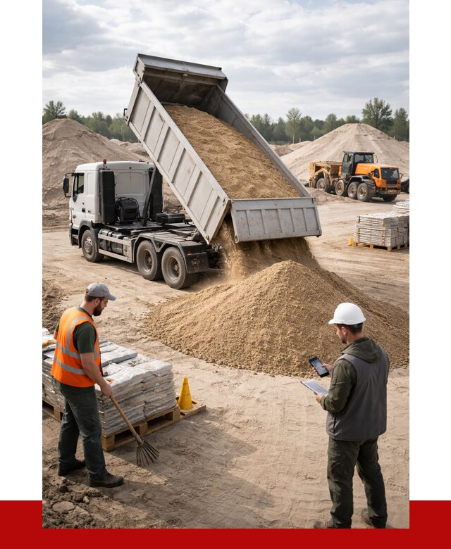 Карьерный песок с доставкой в Ишимбае от 3651 р. ПРОНЕРУДШмб