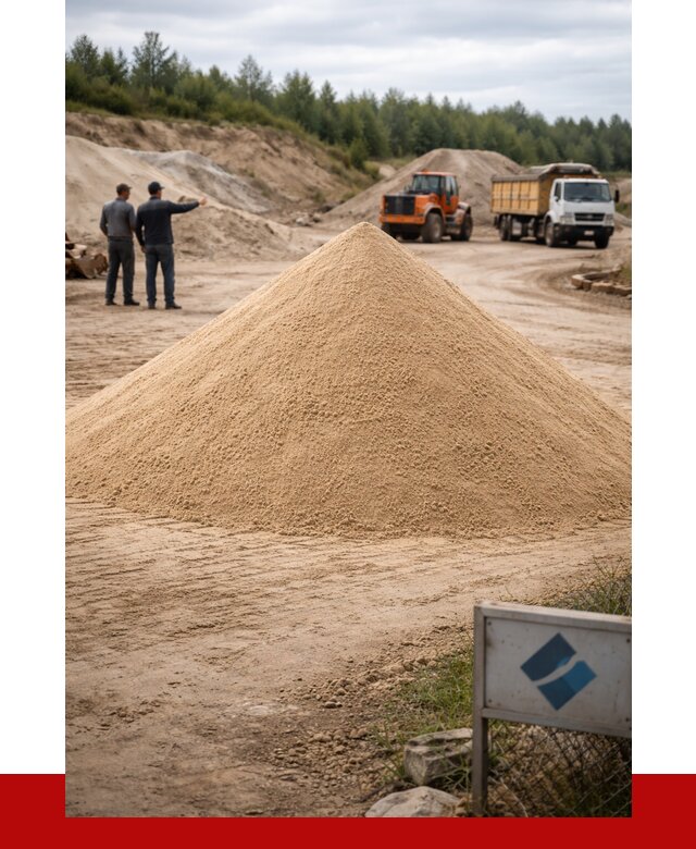 Карьерный песок навалом в Ишимбае от 1825 р. | ПРОНЕРУДШмб