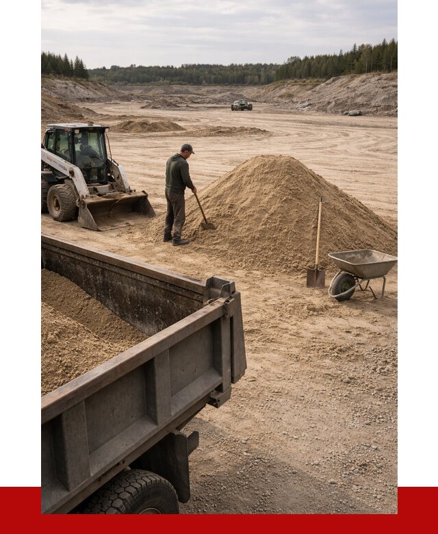 Карьерный песок среднезернистый в Ишимбае, от 2231 р. ПРОНЕРУДШмб