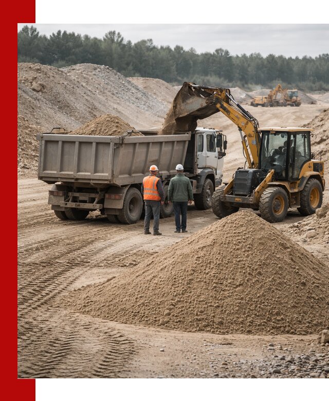 Карьерный среднезернистый песок с доставкой в Ишимбае