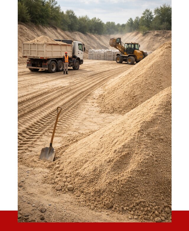 Карьерный песок мелкозернистый в Ишимбае от 9127 р. | ПРОНЕРУДШмб