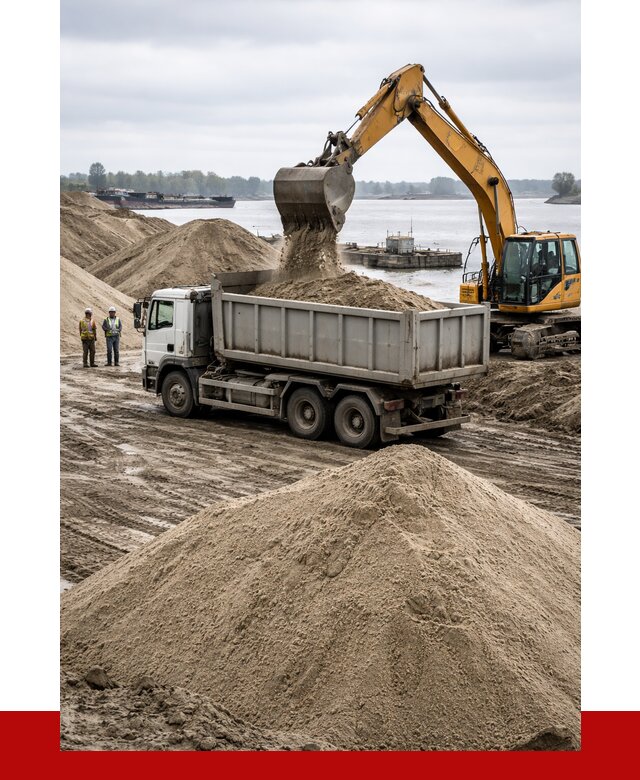 Купить речной песок навалом в Ишимбае от 1825 р., ПРОНЕРУДШмб