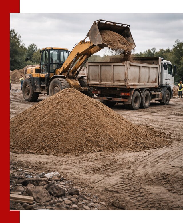 Доставка речного песка навалом в Ишимбае быстро и выгодно