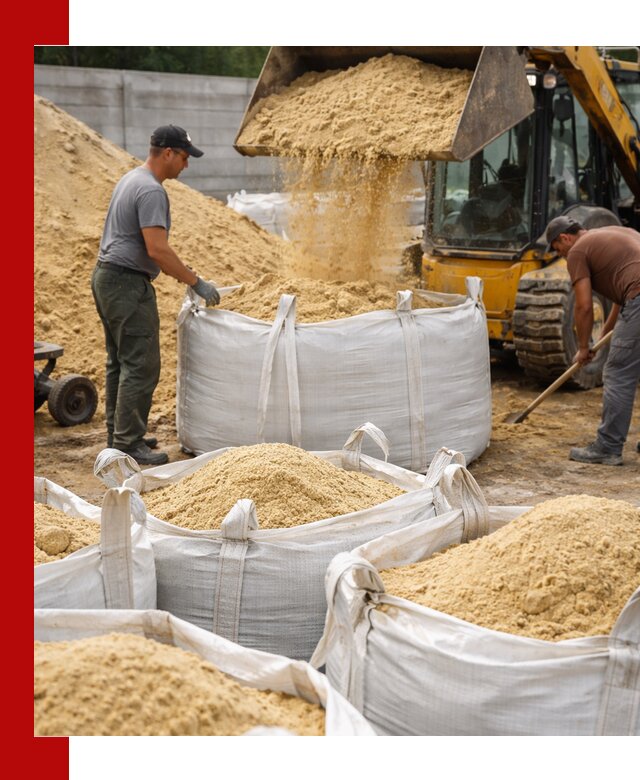 Поставка качественного песка для кладки в Ишимбае