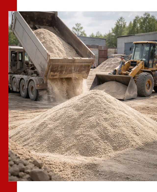 Кварцевый песок с доставкой в Ишимбае для строительных работ