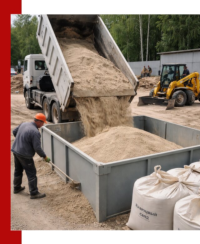 Кварцевый песок для фильтра в Ишимбае — доставка и качество