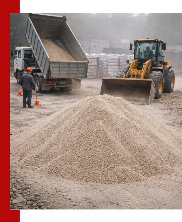 Кварцевый песок фракция 0–8 для стройработ в Ишимбае