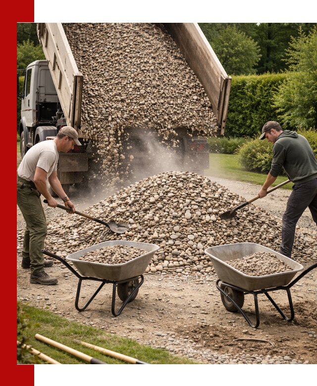 Доставка и продажа декоративной гальки в Ишимбае