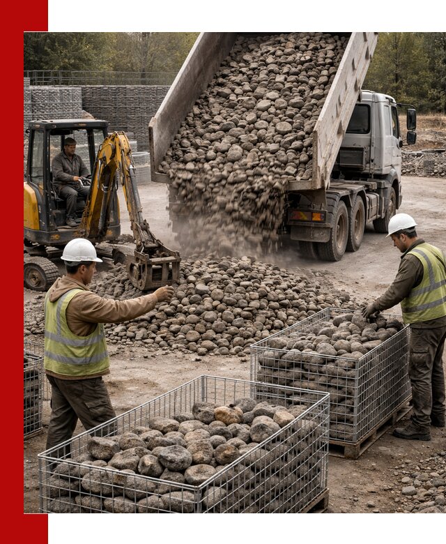 Камень для габионов фракция 100–201 в Ишимбае