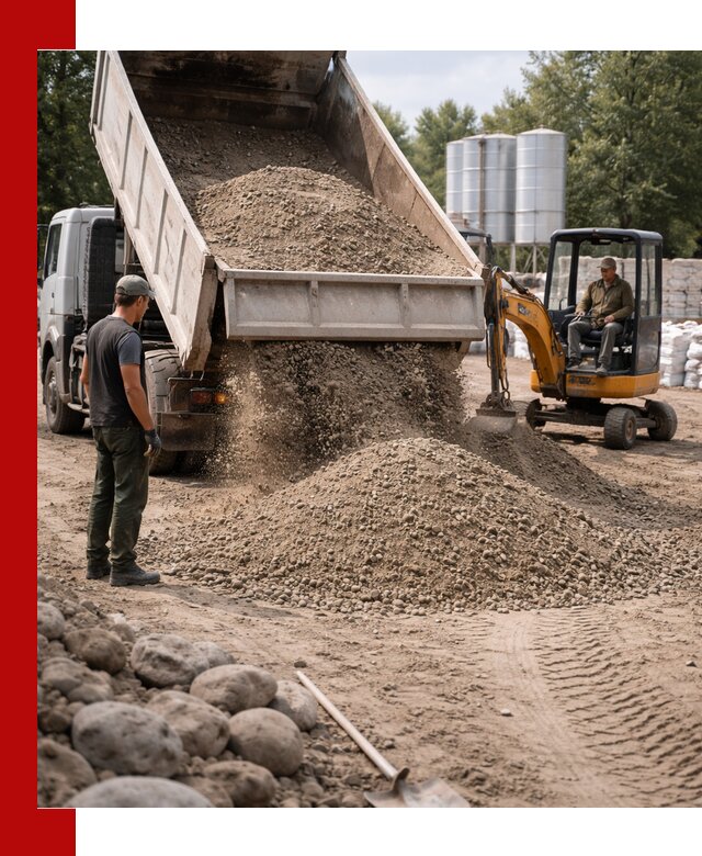 Доставка ПГС С3 в Ишимбае самосвалами и миксерами