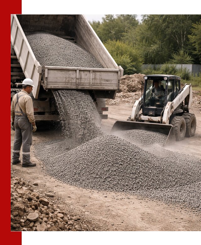 Доставка гравийного отсева 0-5 в Ишимбае оптом и в розницу