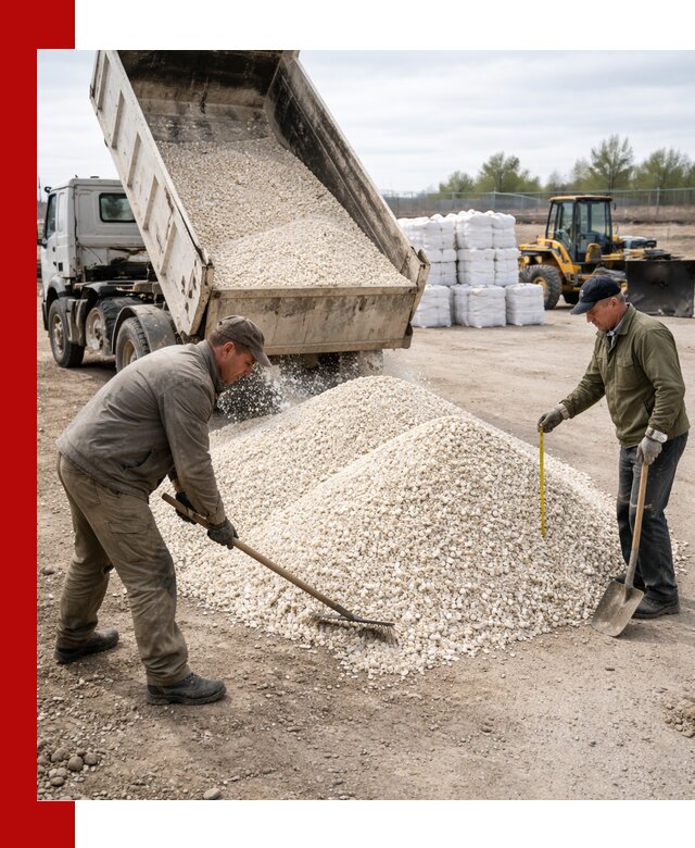 Мраморная крошка с доставкой и разгрузкой в Ишимбае