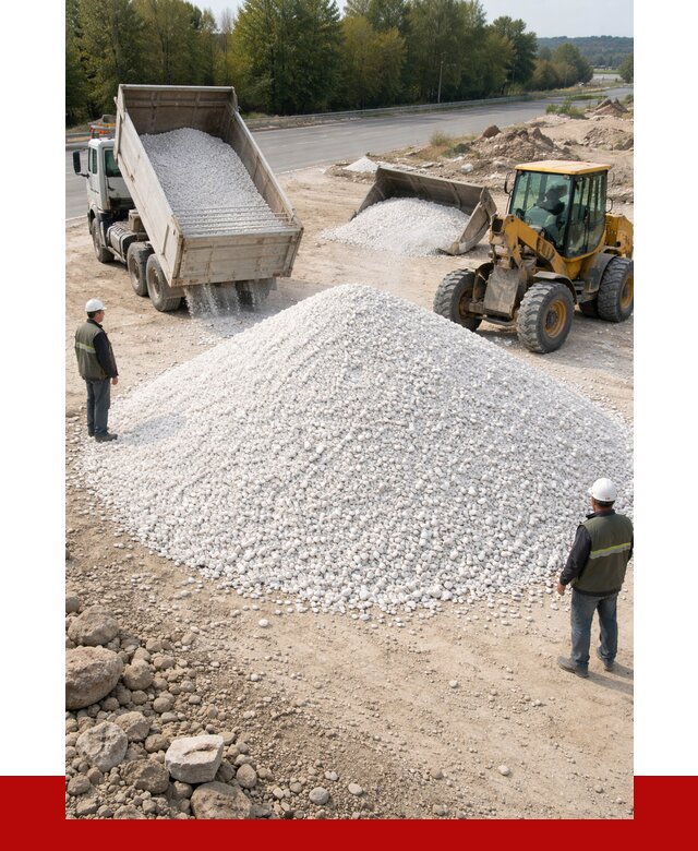 Белая мраморная крошка в Ишимбае от 4259 р. с доставкой | ПРОНЕРУДШмб