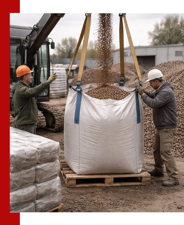 Керамзит в биг-бегах с доставкой в Ишимбае