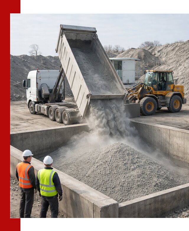 Доставка цемента навалом в Ишимбае крупными партиями