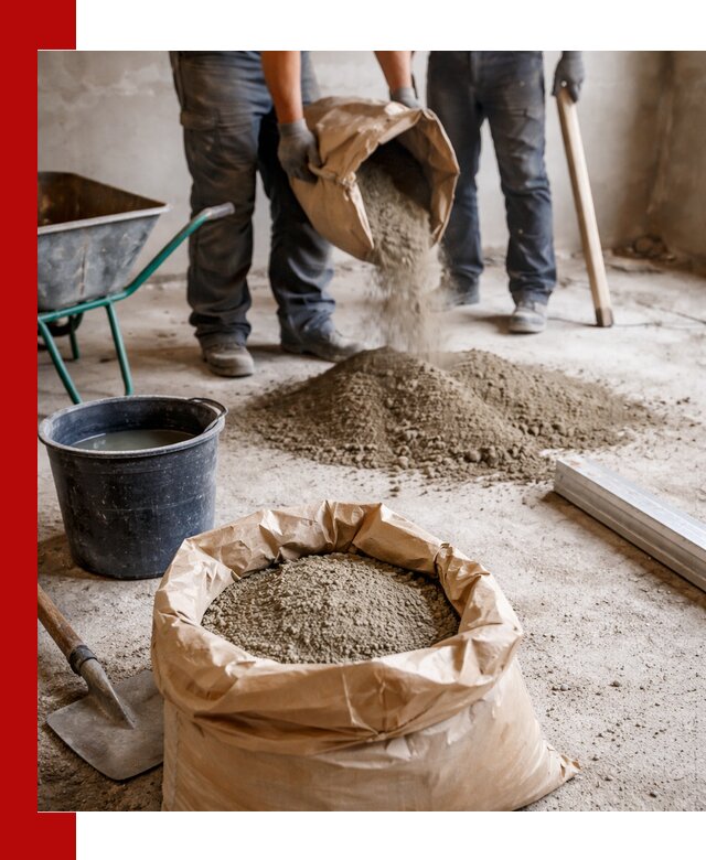 Доставка сухой смеси для стяжки в Ишимбае