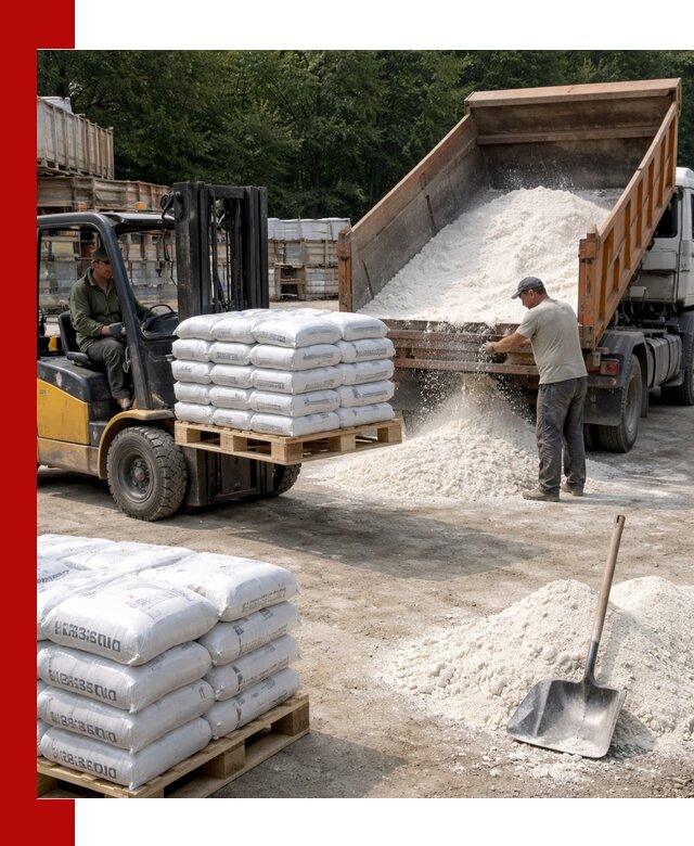 Доставка строительной извести оптом и в розницу в Ишимбае