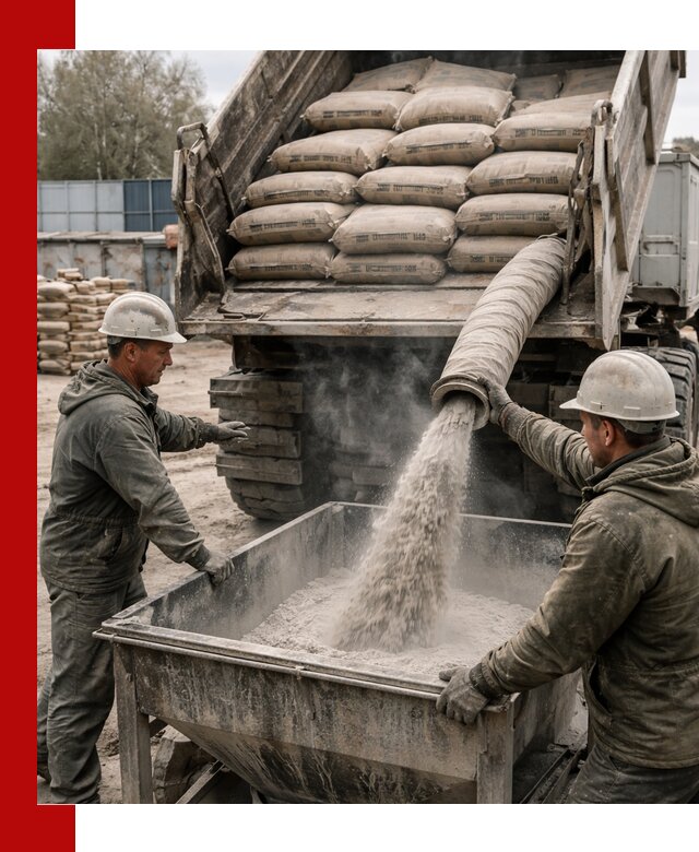 Доставка цемента М400 в Ишимбае оптом и в розницу