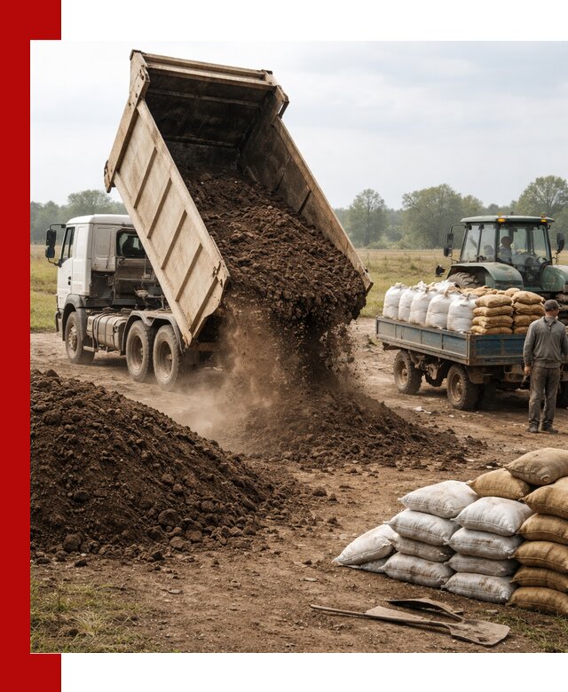 Доставка грунта и удобрений оптом в Ишимбае для сельхоз и строительства