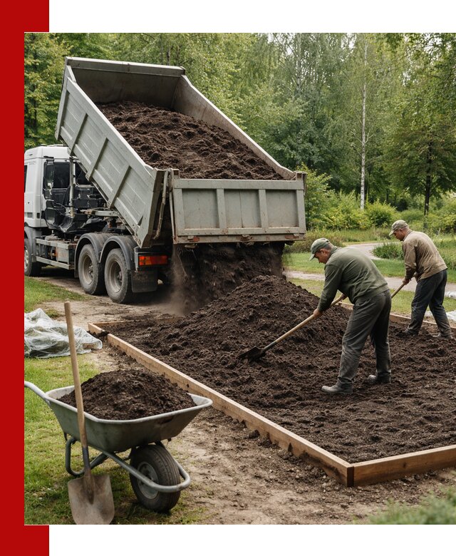 Доставка грунта для озеленения и благоустройства в Ишимбае
