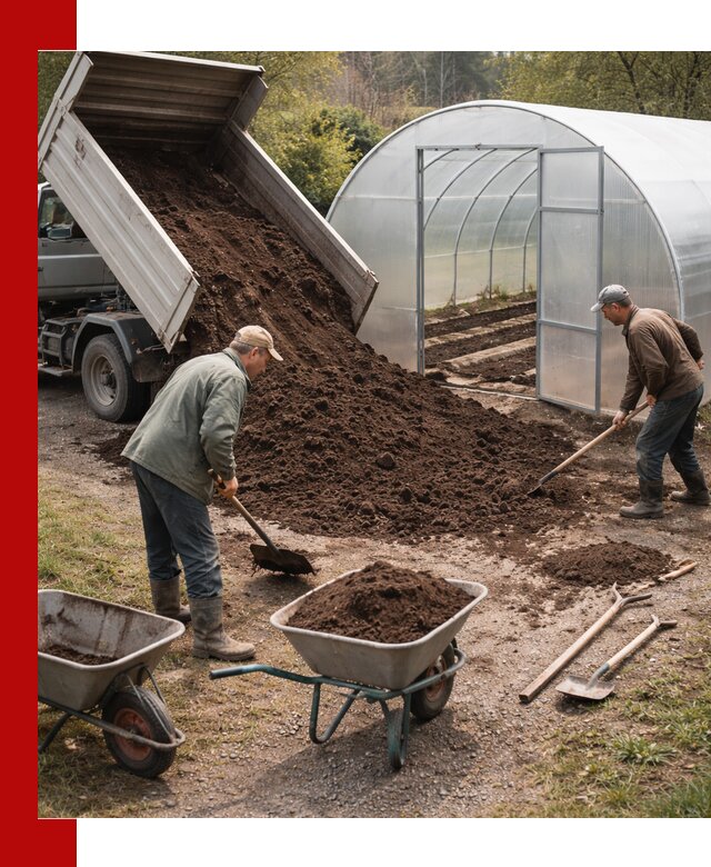 Грунт для теплицы с доставкой в Ишимбае — плодородный субстрат под растения