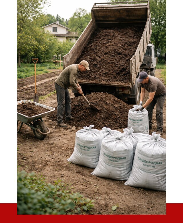 Плодородная смесь в Ишимбае от 4259 р./куб с доставкой | ПРОНЕРУДШмб
