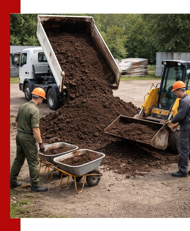 Доставка торфо-земляной смеси в Ишимбае для огорода и ландшафта