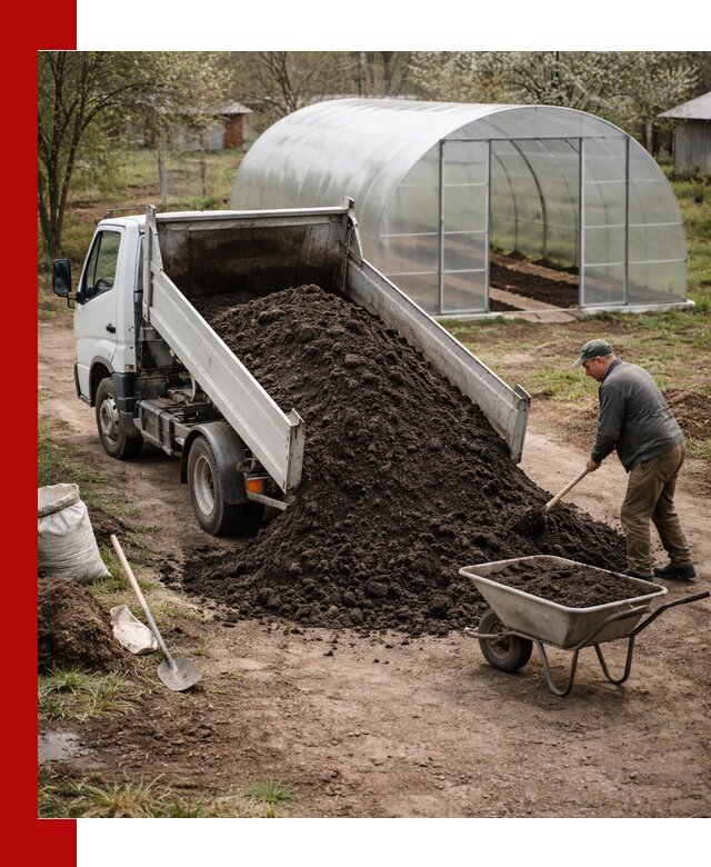 Чернозем для теплицы с доставкой в Ишимбае