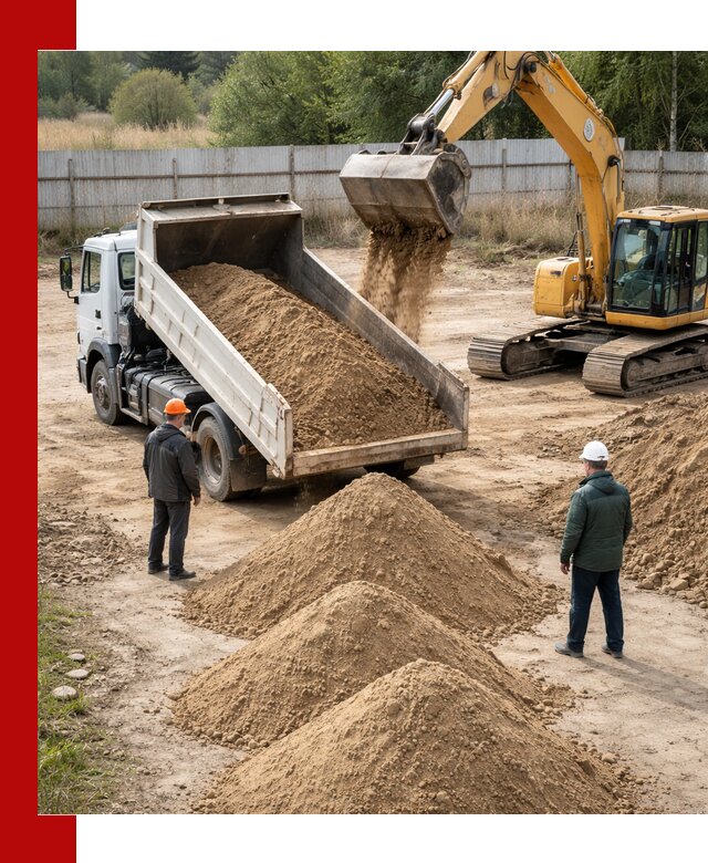 Доставка супеси вагонными и автопартиями в Ишимбае