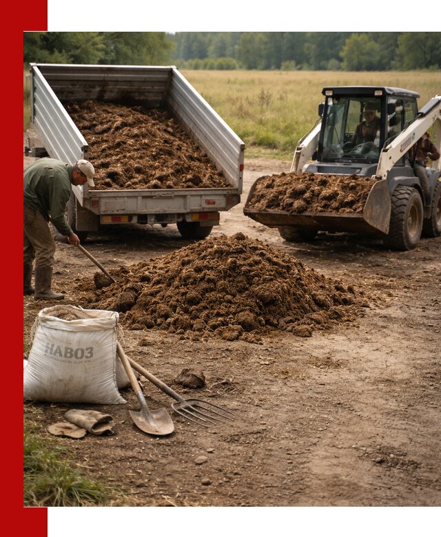 Доставка конского навоза в Ишимбае с разгрузкой и доставкой на объект