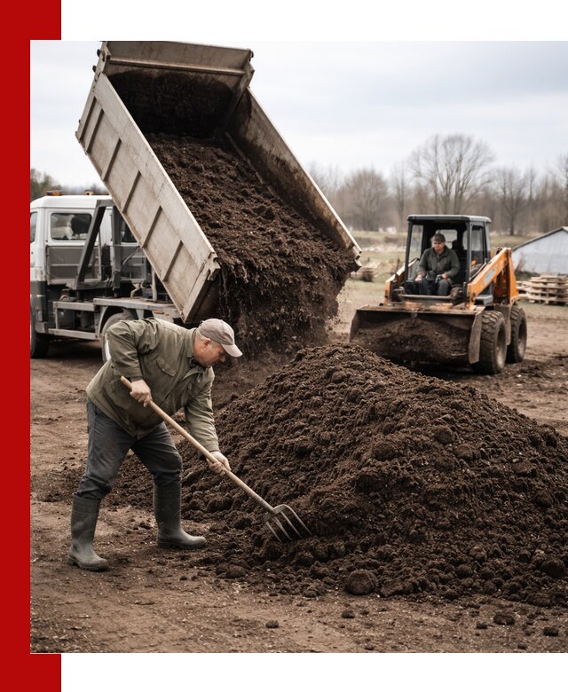 Доставка и продажа перегноя в Ишимбае быстро и дешево